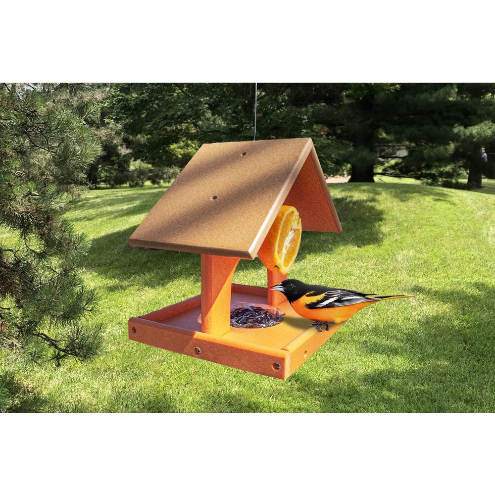 Single Oriole Feeder Made of High Density Poly Resin