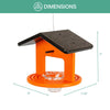 Single Oriole Feeder Made of High Density Poly Resin