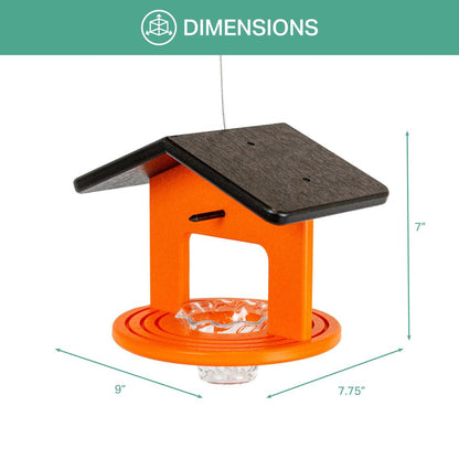 Single Oriole Feeder Made of High Density Poly Resin