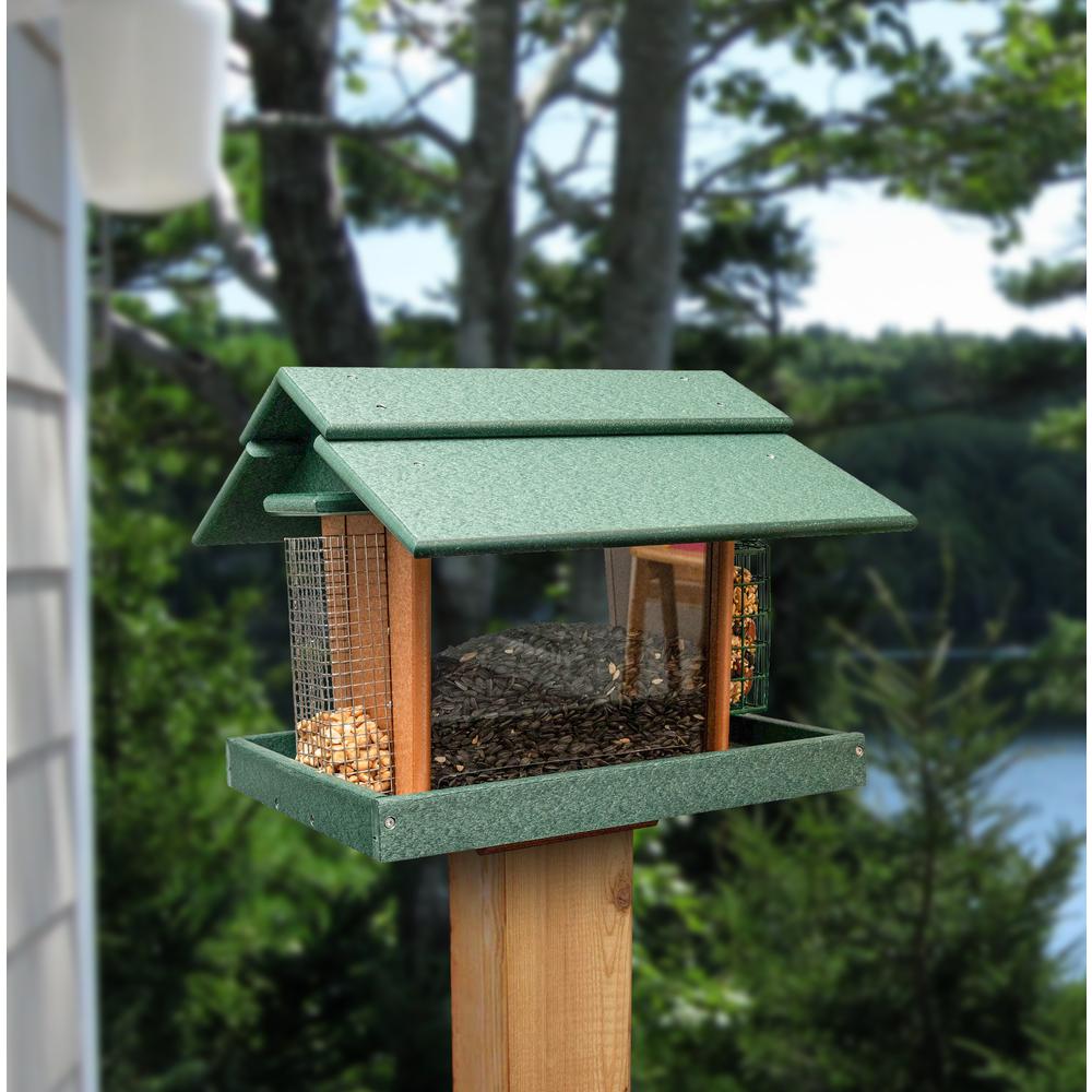 Classic Deluxe Bird Feeder Made with High Density Poly Resin