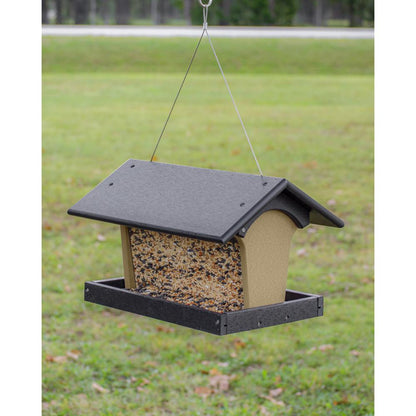 Hopper Bird Feeder Made with High Density Poly Resin