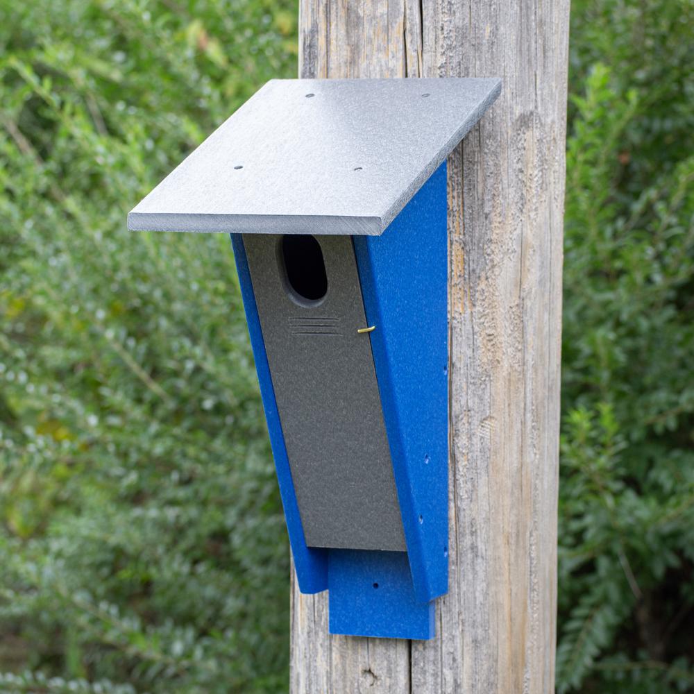 Peterson Blue Bird House Made with High Density Poly Resin
