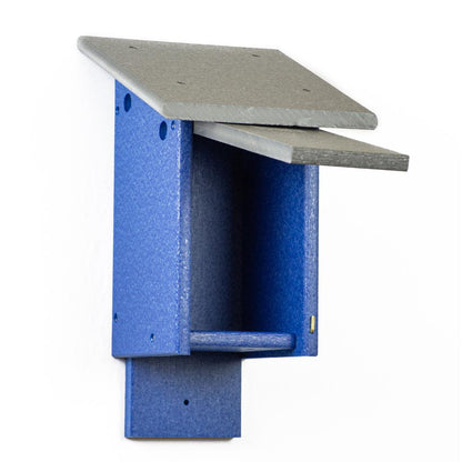 Blue Bird House Made of High Density Poly Resin