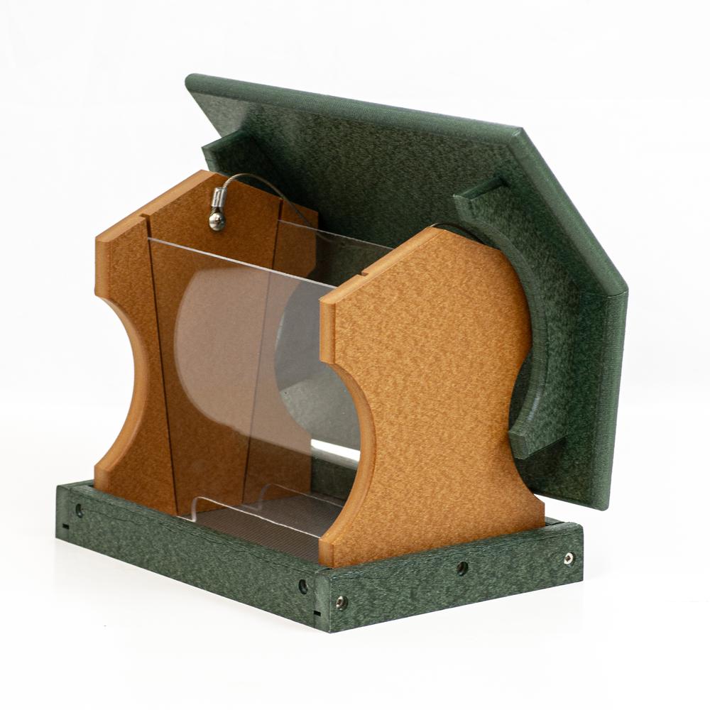 Small Bird Feeder Made with High Density Poly Resin