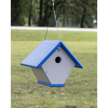 Wren or Chickadee Bird House Made of High Density Poly Resin