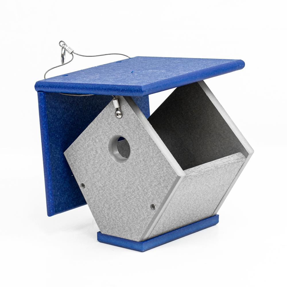 Wren or Chickadee Bird House Made of High Density Poly Resin