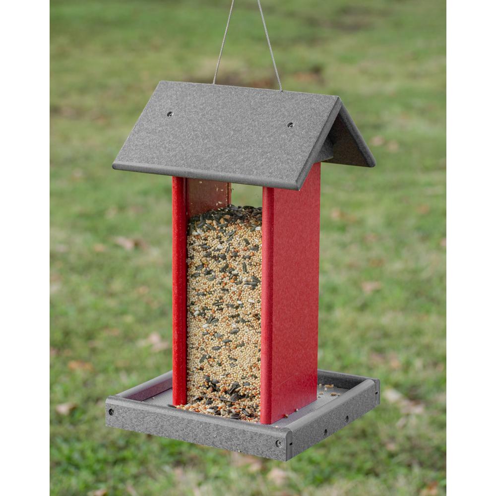 Tall Bird Feeder Made with High Density Poly Resin