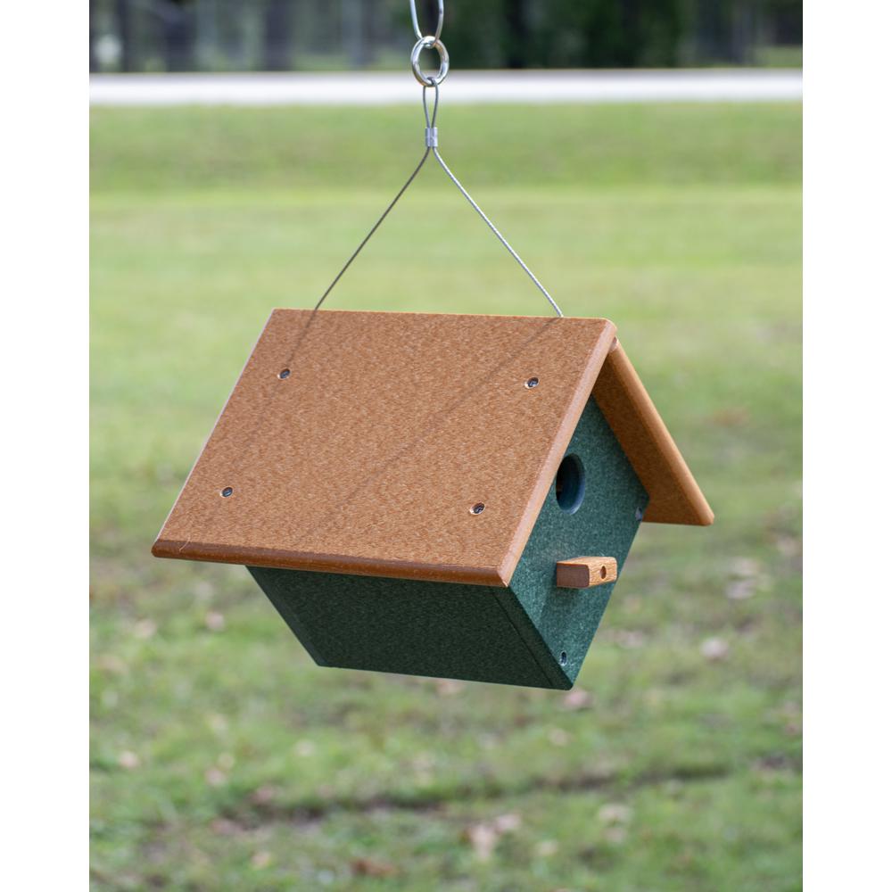 Wren or Chickadee Bird House Made of High Density Poly Resin