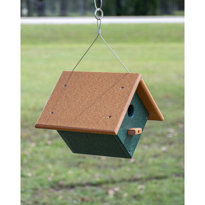 Wren or Chickadee Bird House Made of High Density Poly Resin