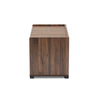 Claire Modern and Contemporary Walnut Brown Finished Cat Litter Box Cover House