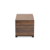 Walnut Brown Finished 2-Door Cat Litter Box Cover House