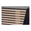 Two-Tone Dark Grey and Oak Finished Wood Cat Litter Box Cover House