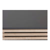 Two-Tone Dark Grey and Oak Finished Wood Cat Litter Box Cover House