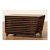 Walnut Brown Finished Wood Cat Litter Box Cover House