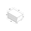 Walnut Brown Finished Wood Cat Litter Box Cover House