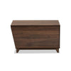 Walnut Brown Finished Wood Cat Litter Box Cover House