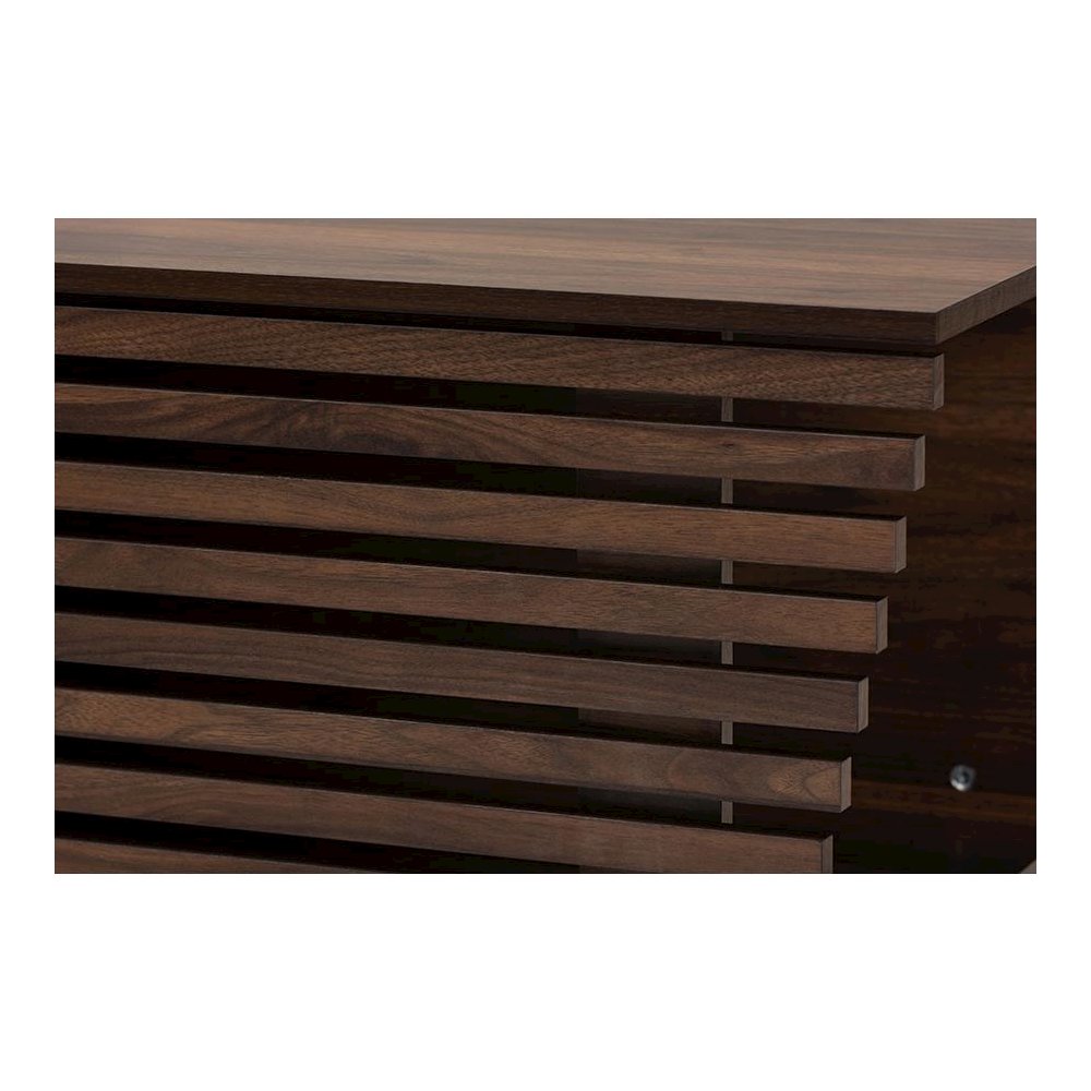 Walnut Brown Finished Wood Cat Litter Box Cover House