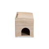 Mariam Modern and Contemporary Oak Finished Wood Cat Litter Box Cover House