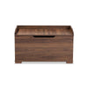 Walnut Brown Finished Wood Cat Litter Box Cover House