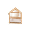 bali & pari Pieta Modern Bohemian Natural Brown Rattan Pet Bed