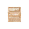 bali & pari Pieta Modern Bohemian Natural Brown Rattan Pet Bed