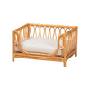 Kierra Bohemian Honey Rattan Pet Bed