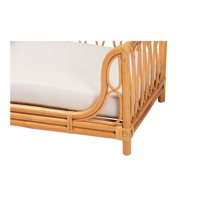 Kierra Bohemian Honey Rattan Pet Bed
