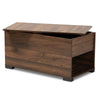 Skylar Modern and Contemporary Walnut Brown Finished Cat Litter Box Cover House