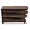 Walnut Brown Finished Wood Cat Litter Box Cover House
