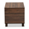 Walnut Brown Finished Wood Cat Litter Box Cover House