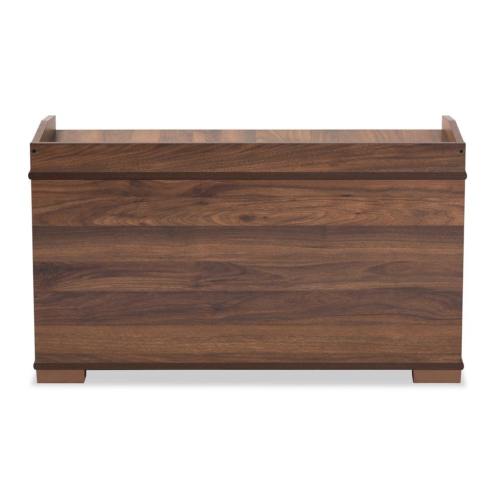 Walnut Brown Finished Wood Cat Litter Box Cover House