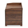 Walnut Brown Finished Wood Cat Litter Box Cover House