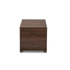 Walnut Brown Finished 2-Door Wood Cat Litter Box Cover House