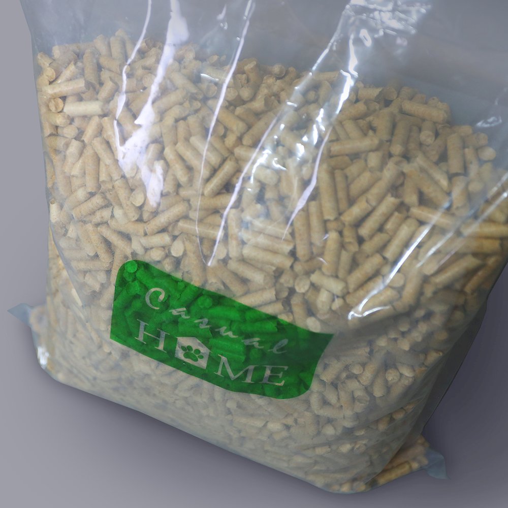 Casual Home 100% Natural Pine Wood Non-Clumping Cat Litter Wood Pellets - 8 lbs