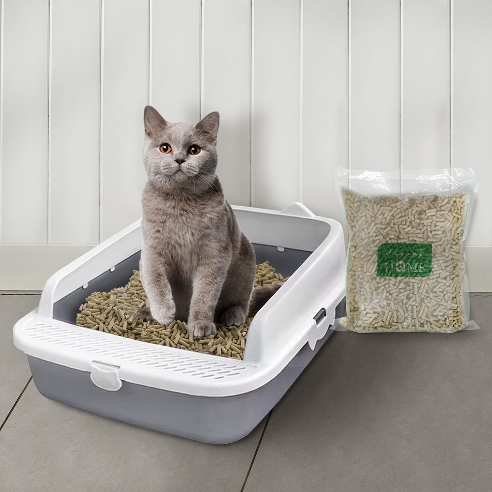 Casual Home 100% Natural Pine Wood Non-Clumping Cat Litter Wood Pellets - 8 lbs