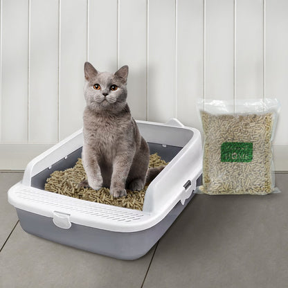 Casual Home 100% Natural Pine Wood Non-Clumping Cat Litter Wood Pellets - 8 lbs