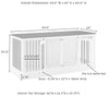Winslow Medium Credenza Dog Crate