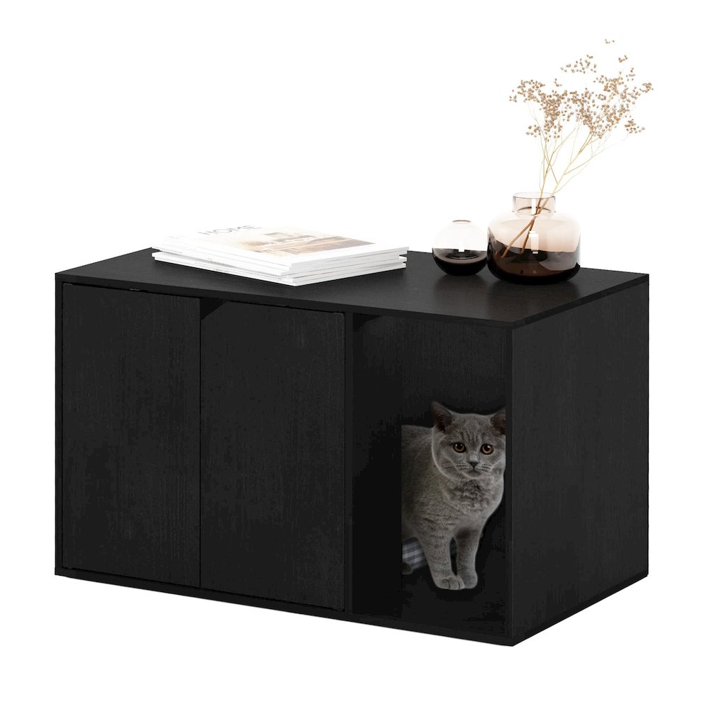 Furinno Peli Litter Box Enclosure, Americano