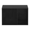 Furinno Peli Small End Table with Litter Box Enclosure, Americano