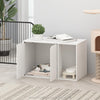 Furinno Peli Litter Box Enclosure, Solid White