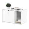 Furinno Peli Litter Box Enclosure, Solid White