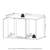 Peli Litter Box Enclosure, French Oak Grey
