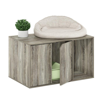 Peli Litter Box Enclosure, French Oak Grey