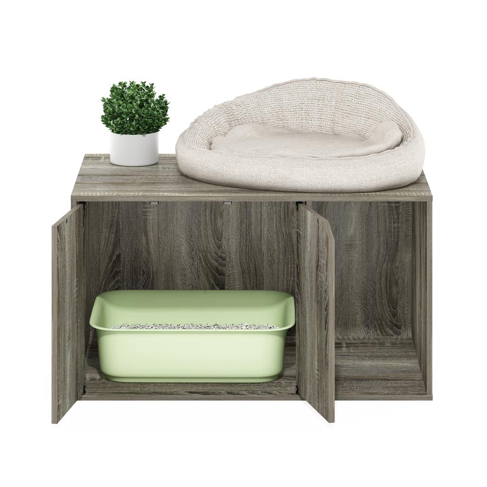 Peli Litter Box Enclosure, French Oak Grey