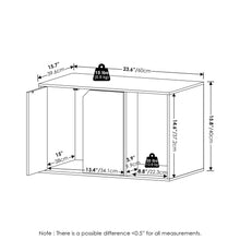 Peli Small Litter Box Enclosure, French Oak Grey