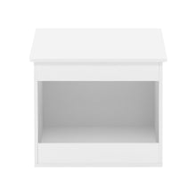 Furinno Peli Top Opening Litter Box Enclosure, Solid White