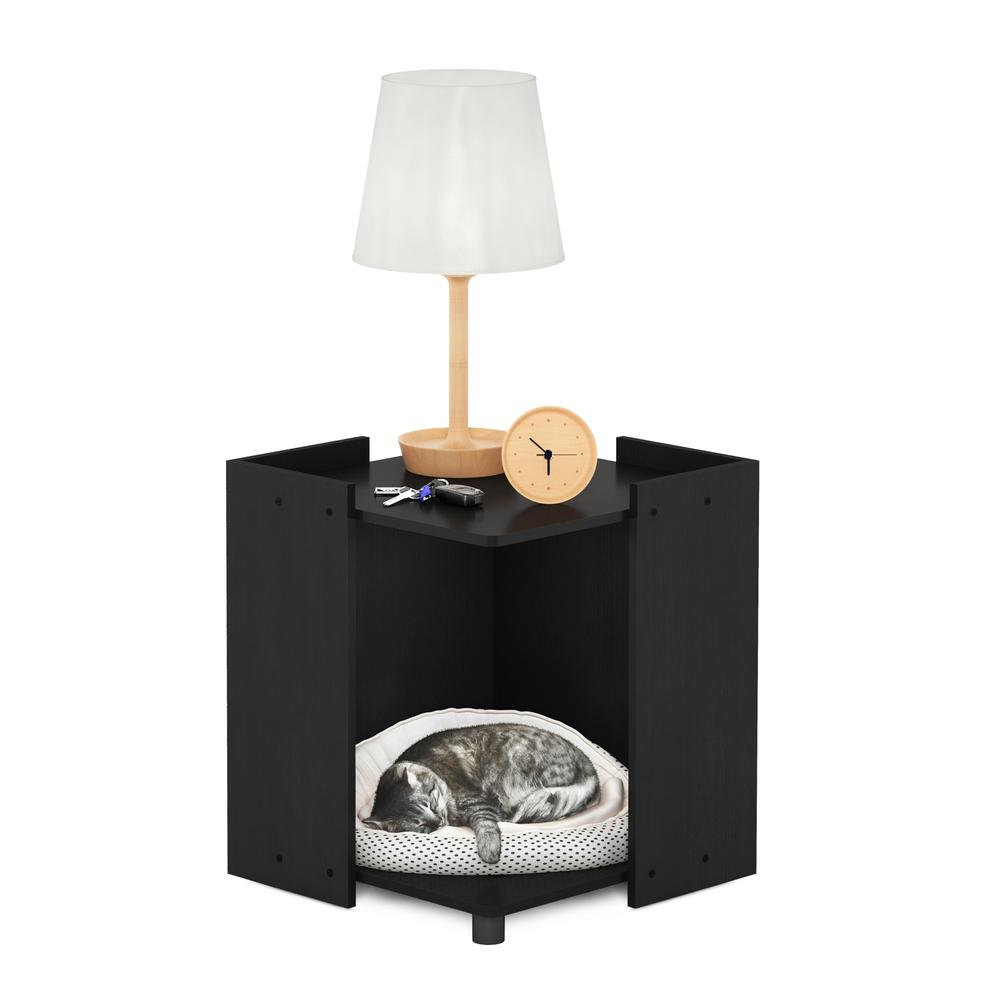 Furinno Peli Litter Box Enclosure with Casters, Americano