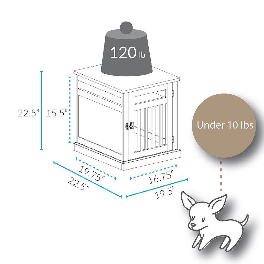 Chappy Pet Crate with Wood Slats