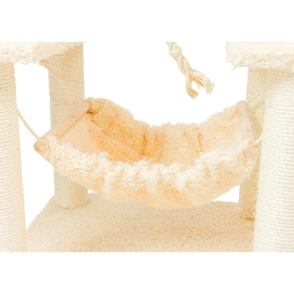 Mult -Level Real Wood Cat Tree Hammock Bed, Climbing Center For Cats And Kittens