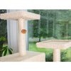 Multi-Level Real Wood Cat Tree With Two Spacious Condos
